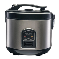 PANELA DE ARROZ AGRATTO VISOR VIDRO 06XIC INOX PAI06X