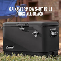 CAIXA TERMICA COLEMAN 26,5 LTS ALL BLACK