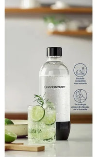 GARRAFA PLASTICA SODASTREAM 1LT PRETA