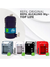 REFIL PARA FILTRO TOP LIFE ALCALINO MG+