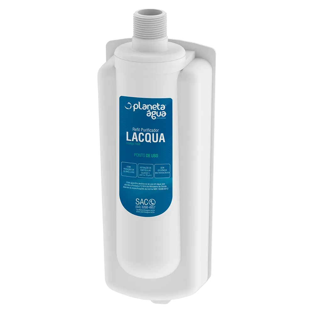 REFIL PLAN. AGUA LATINA 1008 - LACQUA PURIFIVE 3 ESTAGIO