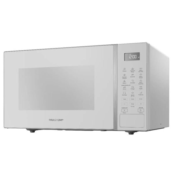 MICRO-ONDAS BRASTEMP 32 LTS BRANCO MENU GOURMET BMS46AB