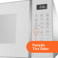 MICRO-ONDAS BRASTEMP 32 LTS BRANCO MENU GOURMET BMS46AB
