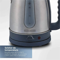 CHALEIRA ELETRICA BLACK & DECKER 1,8 LTS K2200G AJUSTE TEMP