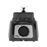 LIQUIDIFICADOR AGRATTO TURBO 15V PRETO 3,2 LTS  1200W ALIQ05N-02