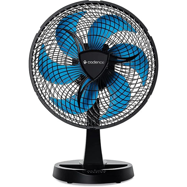 VENTILADOR CADENCE MESA 30CM VTR560 NEW WINDY 6P PRETO/AZUL