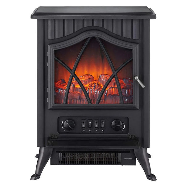 AQUECEDOR CADENCE LAREIRA ELÉTRICO  RETRO AQC810