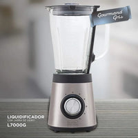 LIQUIDIFICADOR B&D GOURMAND GRIS JARRA VIDRO 2LTS 700W L7000G-B2