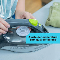FERRO A VAPOR BLACK DECKER (N) FX2750 BASE CERAMICA