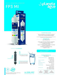 REFIL PLAN. AGUA MINERALIZADOR FP3 1139 3/8