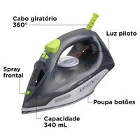 FERRO A VAPOR BLACK DECKER (N) FX2750 BASE CERAMICA