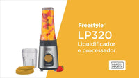 LIQUIDIFICADOR B&D C/ PROCESSADOR FREESTYLE LP320-B2