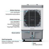 CLIMATIZADOR DE AR VENTISOL 35 LTS CLIN35PRO-02 150W