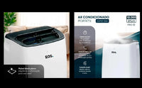 AR CONDICIONADO PORTÁTIL EOS 12000 BTUS SLIM EAP12F