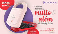 MÁQUINA DE WAFFLE DUET CADENCE WAF200