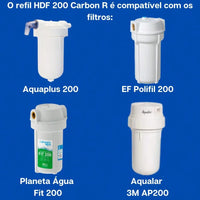 VELA POLIFIL 200 E.F CBC-200 CARVÃO BLOCK C/ROSCA 1/2"