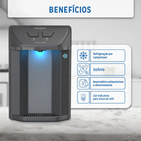 PURIFICADOR ACQUABIOS ULTRA ICE PRETO C/ OZONIO CLASSE C 0243