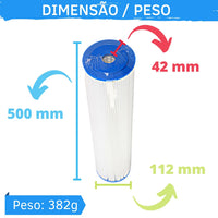 REFIL POLIFIL PLAN. AGUA FLU PLISSADO 20 POL SLIM 30 MICRAS