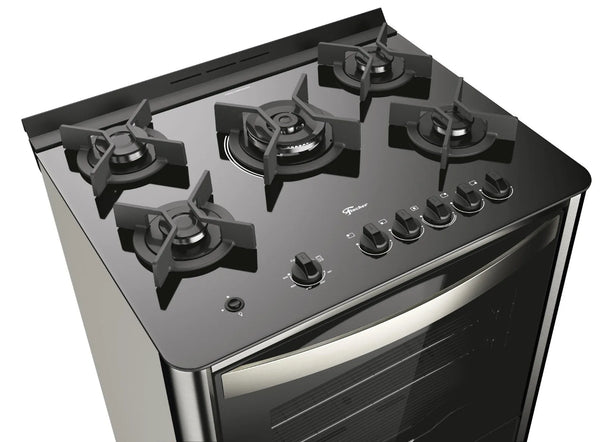 FOGÃO FISCHER DE PISO 5Q GRAN CHEFF A GAS 26989-59777
