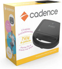 SANDUICHEIRA CADENCE SAN260-220 TOAST E GRILL PRETA