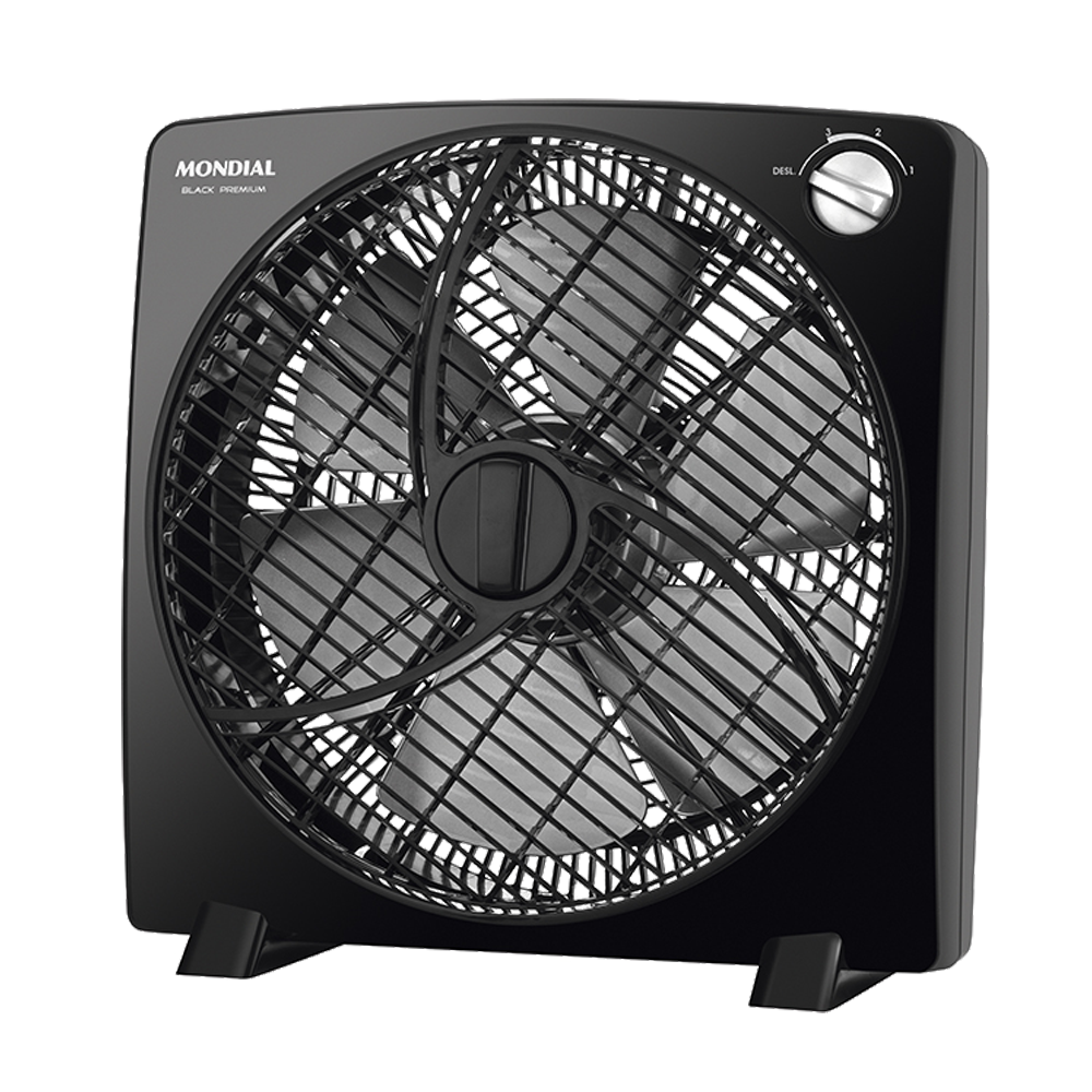 CIRCULADOR DE AR MONDIAL 30CM CA-02 6P 3V PRETO