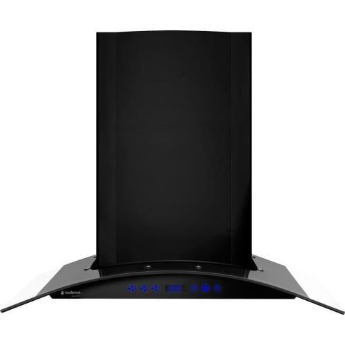 Coifa Cadence 60Cm Inox Preta Gourmet Cfa362