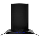 Coifa Cadence 60Cm Inox Preta Gourmet Cfa362