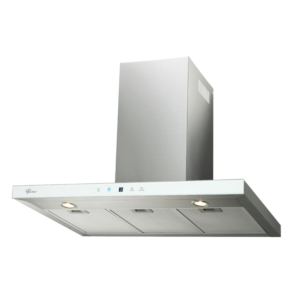 COIFA FISCHER PAREDE INFINITY BR 90CM DIG TOUCH 19902-22552