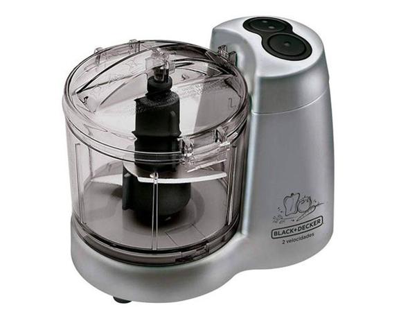 MINI PROCESSADOR BLACK DECKER PRATA 2V HC32P-B2
