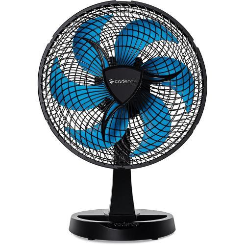 VENTILADOR CADENCE MESA 30CM VTR560 NEW WINDY 6P PRETO/AZUL