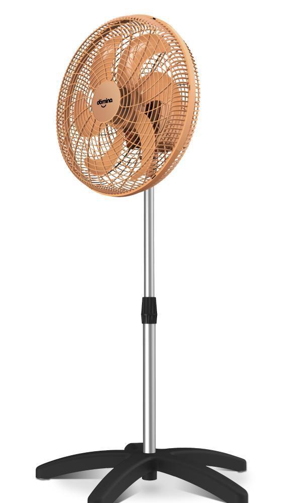 VENTILADOR NEO DOMINA OSCILANTE COLUNA 50CM BRONZE